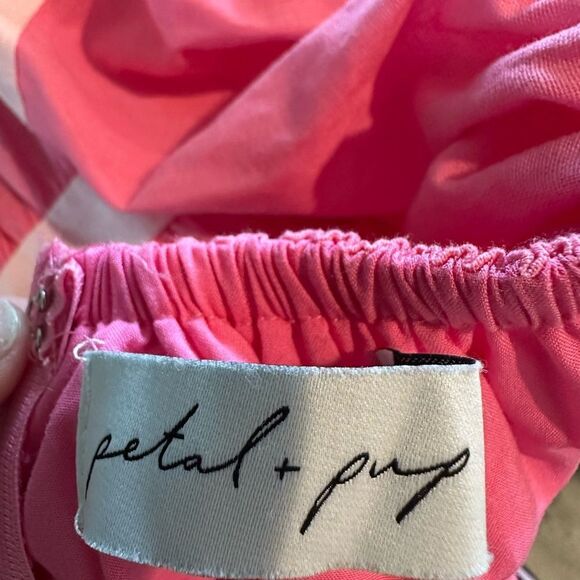 Petal & Pup Tailor Off Shoulder Midi Dress New! - Picture 13 of 16